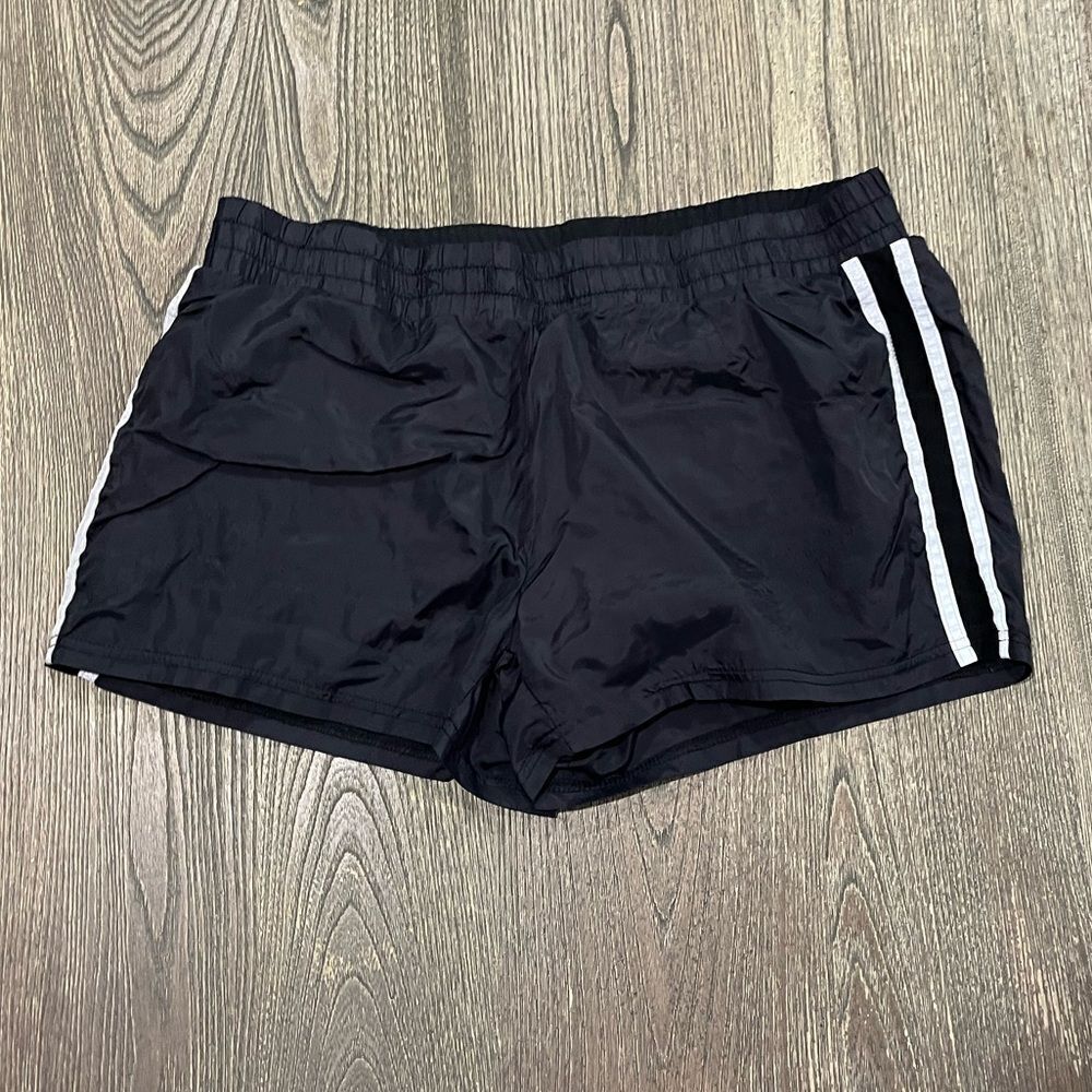 Fabletics Pamela Reflective Performance Running Shorts Elastic Waist Black Large